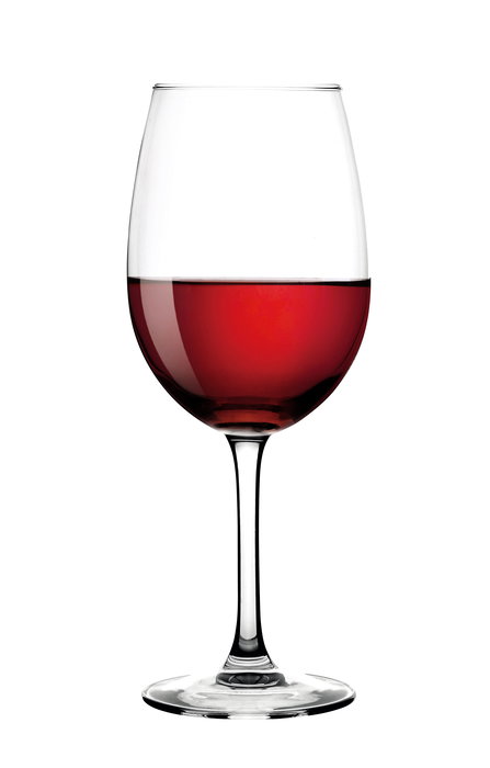 Inde Copa de Vino "Vega" 46 cl (0.46 L), Cristal, Diámetro 7.4 cm x Altura 22 cm - Juego de Copas para Vino Tinto y Blanco (24 Unidades)