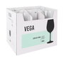 Inde Copa de Vino "Vega" 46 cl (0.46 L), Cristal, Diámetro 7.4 cm x Altura 22 cm - Juego de Copas para Vino Tinto y Blanco (24 Unidades)
