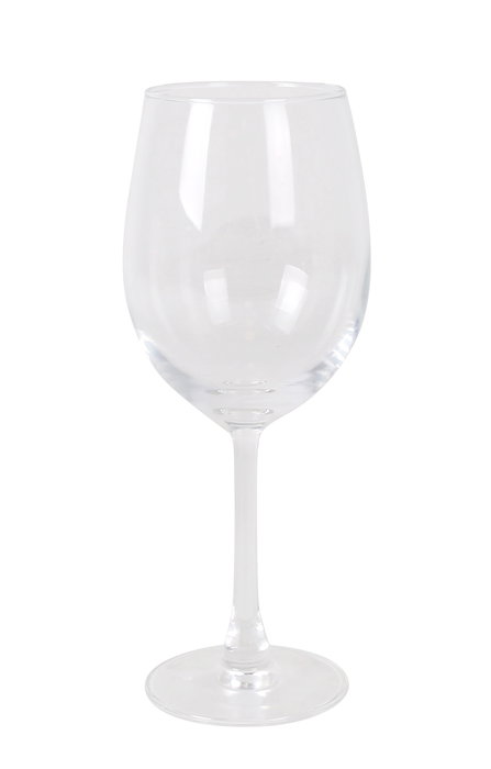 Inde Copa de Vino "Vega" 46 cl (0.46 L), Cristal, Diámetro 7.4 cm x Altura 22 cm - Juego de Copas para Vino Tinto y Blanco (24 Unidades)