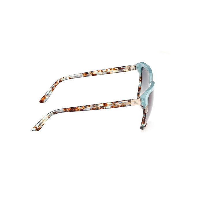 Guess By Marciano GM00009 - Gafas de Sol para Mujer de Estilo Cuadrado, Montura de Acetato Azul/Havana, Diámetro de Lente 58 mm, Patilla 140 mm