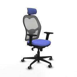 PIQUERAS Y CRESPO Silla de oficina Jorquera Azul claro y Gris