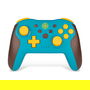Steelplay LEXIP X Adventure Controller para Nintendo Switch/Switch Lite/OLED, Inalámbrico Bluetooth, Giroscopio, 10h Autonomía, Color Marrón/Turquesa/Amarillo