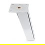 Q&Q Pata Metálica Rampa H123 Acabado Cromo para Sofás y Muebles 123mm