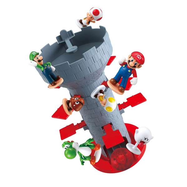 Epoch Super Mario Blow Up! Shaky Tower 7356 Juego de Mesa para Niños +3 Años