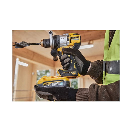 DeWALT DCD1007NT-XJ Taladro Percutor Atornillador 18V Sin Escobillas, Capacidad Máx. 13 mm, 2250 RPM, 169 Nm, para Madera/Metal/Hormigón