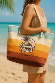 Zoozie Bags YLC.PJ.051 Bolsa de Playa Grande 55 cm x 36 cm x 15 cm