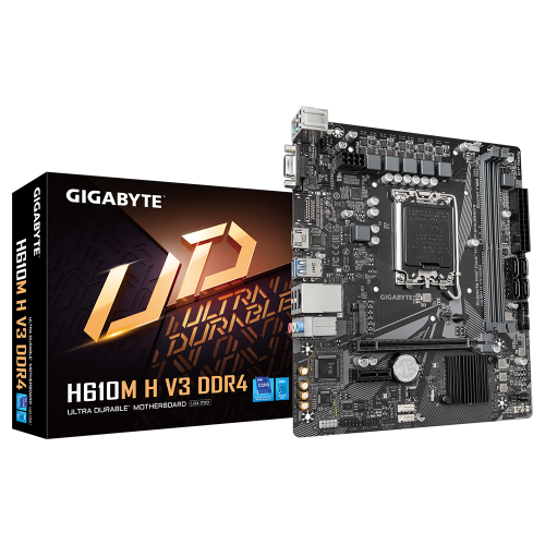 GIGABYTE H610M H V3 DDR4 Micro ATX LGA 1700 Intel H610