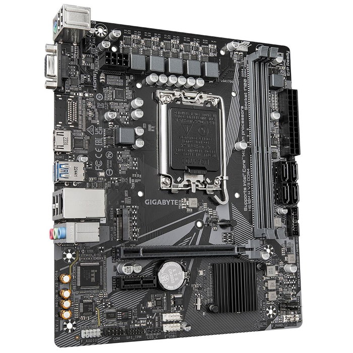 GIGABYTE H610M H V3 DDR4 Micro ATX LGA 1700 Intel H610