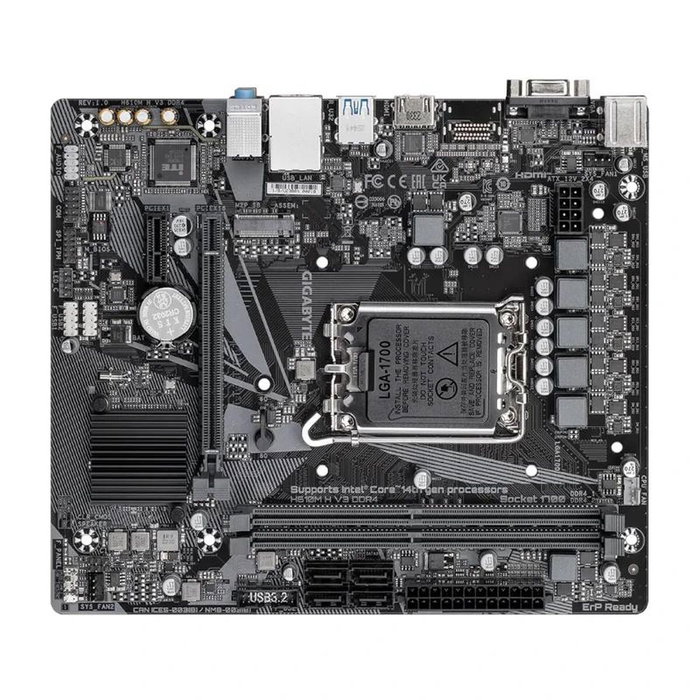 GIGABYTE H610M H V3 DDR4 Micro ATX LGA 1700 Intel H610