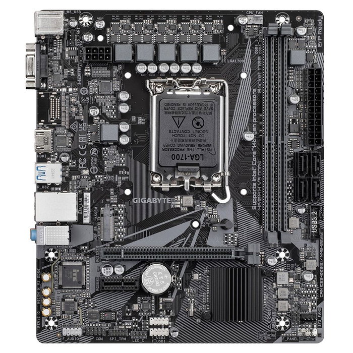 GIGABYTE H610M H V3 DDR4 Micro ATX LGA 1700 Intel H610