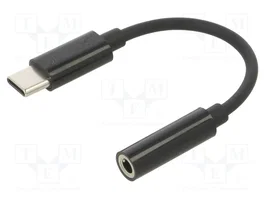 SAVIO Cable Adaptador USB 3.1 a Jack 3,5mm y USB C, 0,12m