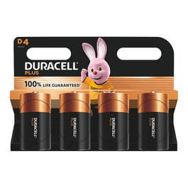 Duracell Plus D (4 unidades, D) Naturaleza de pila D