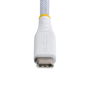 Cable USB Startech USB2CC1MNCBRWH Blanco 1 m