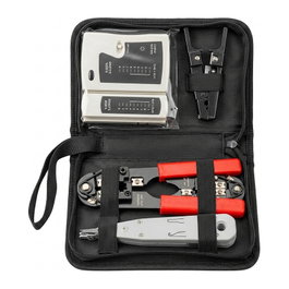 EFB Elektronik Set de herramientas de red de 4 piezas con bolsa