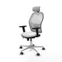 PIQUERAS Y CRESPO Silla de oficina Jorquera Blanca con Mecanismo Sincro/Traslack