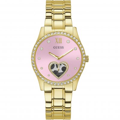 Guess GW0380L2 Reloj para Mujer Dorado con Esfera Rosa Guess GW0380L2 Reloj para Mujer Dorado con Esfera Rosa