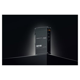 Teltonika RUT140 Router Industrial Kompakter Ethernet Router, 2x RJ45 100Mbps, WAN Ethernet, IP30, Negro