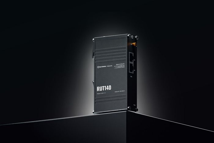 Teltonika RUT140 Router Industrial Compacto con Wi-Fi y 2 Puertos Ethernet