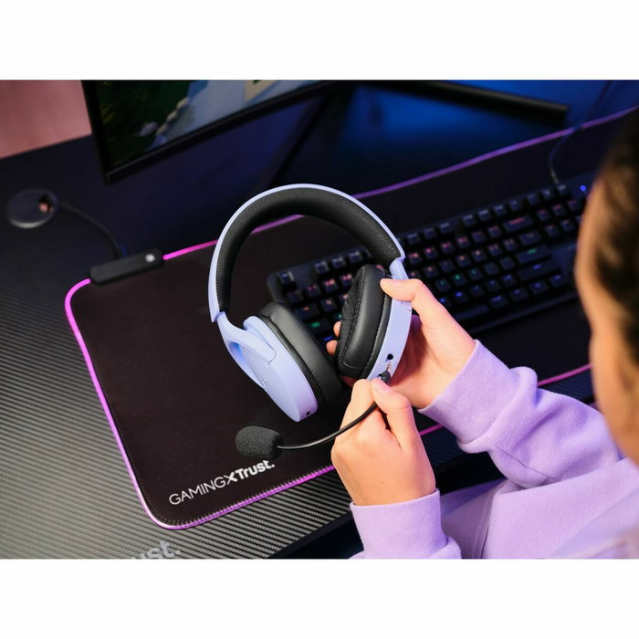 Trust GXT 491 Fayzo Auriculares Gaming Inalámbricos Morados