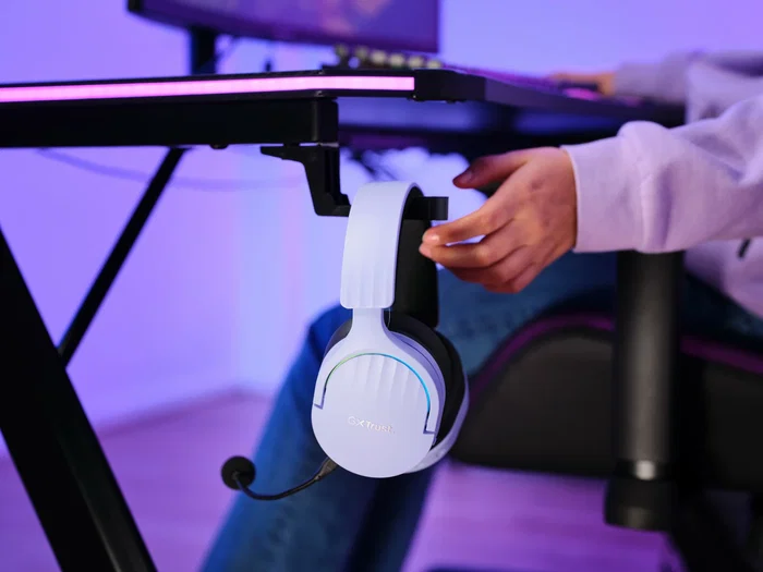 Trust Auriculares Gaming Inalámbricos y Alámbricos Diadema GXT 491P Fayzo con Micrófono - Bluetooth, USB, Sonido 7.1, 22h Batería, Negro/Púrpura Trust Auriculares Gaming Inalámbricos y Alámbricos Diadema GXT 491P Fayzo con Micrófono - Bluetooth, USB, Sonido 7.1, 22h Batería, Negro/Púrpura