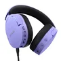 Trust Auriculares Gaming Inalámbricos y Alámbricos Diadema GXT 491P Fayzo con Micrófono - Bluetooth, USB, Sonido 7.1, 22h Batería, Negro/Púrpura