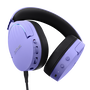 Trust Gaming Auriculares Inalámbricos GXT 491 Fayzo con Micrófono, Bluetooth y Jack 3.5, Morados