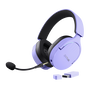 Trust Gaming Auriculares Inalámbricos GXT 491 Fayzo con Micrófono, Bluetooth y Jack 3.5, Morados
