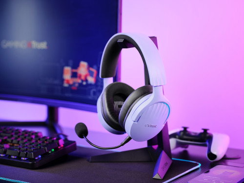 Trust Gaming Auriculares Inalámbricos GXT 491 Fayzo con Micrófono, Bluetooth y Jack 3.5, Morados Trust Gaming Auriculares Inalámbricos GXT 491 Fayzo con Micrófono, Bluetooth y Jack 3.5, Morados