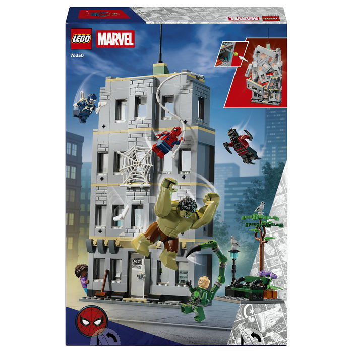 LEGO Marvel Spider-Man vs. Hulk: Choque Épico 76350 con 534 piezas y 5 minifiguras
