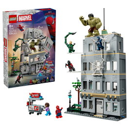 LEGO Marvel Spider-Man vs. Hulk: Choque Épico 76350 con 534 piezas y 5 minifiguras