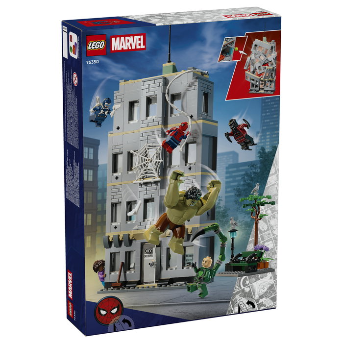 LEGO Marvel Spider-Man vs. Hulk: Choque Épico 76350 con 534 piezas y 5 minifiguras