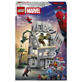 LEGO Marvel Spider-Man vs. Hulk: Choque Épico 76350 - Set de Construcción con 5 Minifiguras y 534 Piezas
