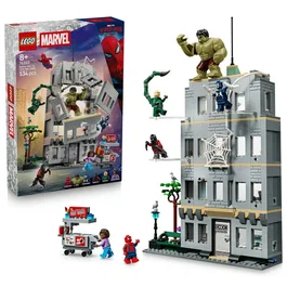 LEGO Marvel Spider-Man vs. Hulk: Choque Épico 76350 - Set de Construcción con 5 Minifiguras y 534 Piezas