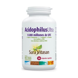 Sura Vitasan Acidophilus Ultra 60 Cápsulas - Probiótico Digestivo
