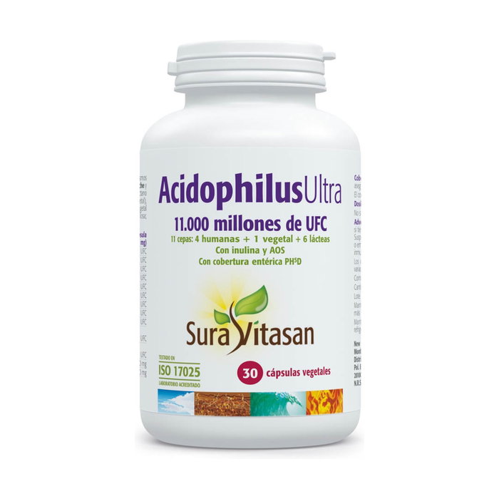 Sura Vitasan Acidophilus Ultra 60 Cápsulas - Probiótico Digestivo Sura Vitasan Acidophilus Ultra 60 Cápsulas - Probiótico Digestivo