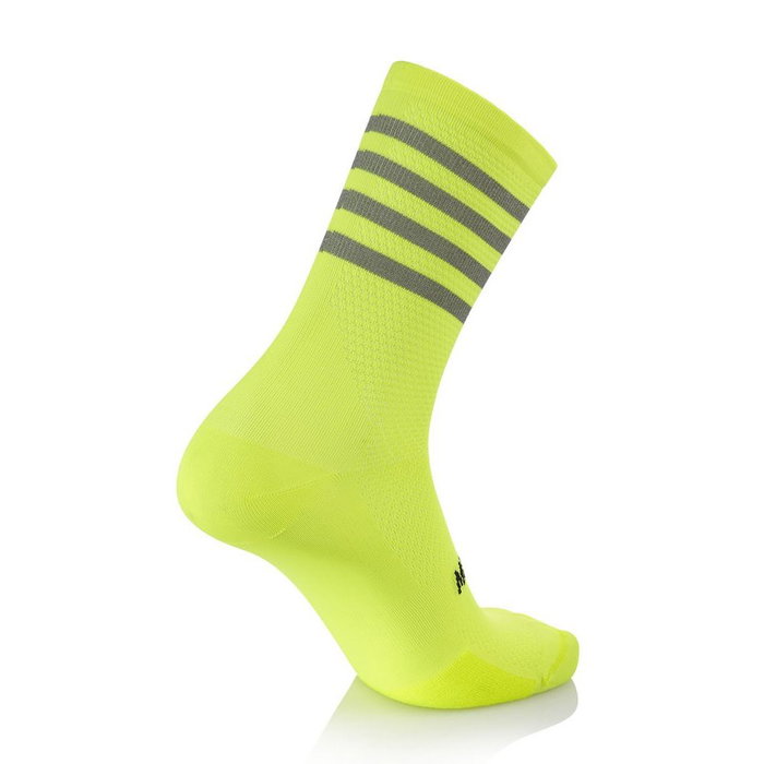 MB WEAR AERO NIGHT Calcetines para Correr Profesionales - L/XL - Q-SKIN Antiolor - Transpirables