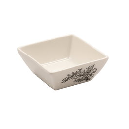 Le Coq Bol Cuadrado Alumina Porcelain 8.5x8.5 cm - Colección Kerasia - Juego de 12 unidades - Resistente a Impactos y Arañazos