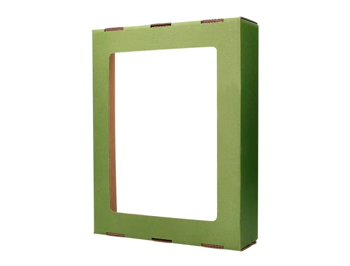 Liderpapel Papelera Ecouse Contenedor de Reciclaje 70 Litros en Cartón 100% Reciclado y Reciclable 450x350x650 mm