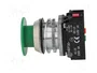 PROMET Interruptor de presión verde NC + NA 30mm