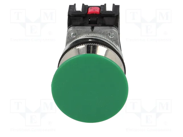 PROMET Interruptor de presión verde NC + NA 30mm