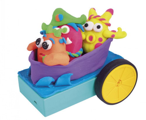 JOVI Kit Crazy Cars Monsters con Plastilina Neón JOVI Kit Crazy Cars Monsters con Plastilina Neón