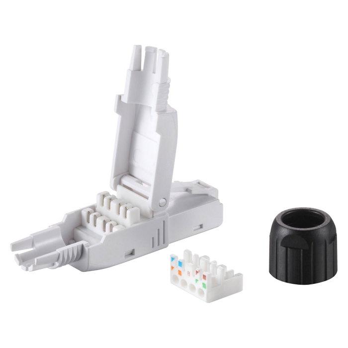 Equip Kit de 5 Conectores RJ45 Cat.6A UTP sin Herramientas Blanco Equip Kit de 5 Conectores RJ45 Cat.6A UTP sin Herramientas Blanco