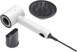 Gkl Secador de Pelo Profesional Pearl Sense, 1600W, Tecnología Iónica, Motor DC, 3 Velocidades, 4 Temperaturas, Aire Frío, Blanco, Incluye Concentrador y Difusor