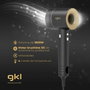 GKL PEARLSENSE Secador de pelo iónico profesional 1600W Blanco