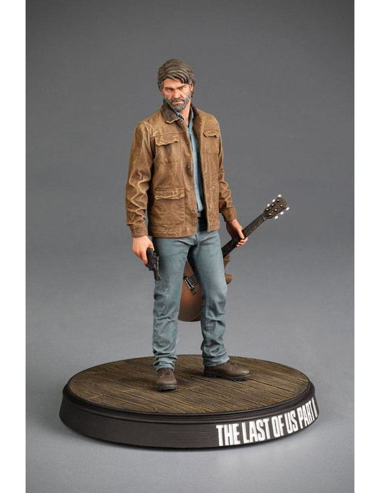 Dark Horse Figura The Last of Us Part II Joel 23 cm con Base Diorama, Pistola y Guitarra - Figura de Colección