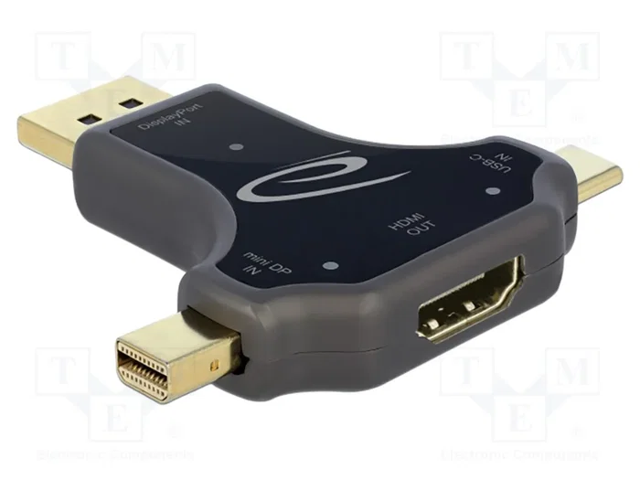 DeLOCK 64060 Adaptador de Monitor 3 en 1 USB-C™/DisplayPort/mini DisplayPort a HDMI 4K 60 Hz DeLOCK 64060 Adaptador de Monitor 3 en 1 USB-C™/DisplayPort/mini DisplayPort a HDMI 4K 60 Hz