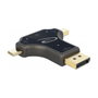 DeLOCK Adaptador de Monitor 3 en 1 USB-C™ / DisplayPort / mini DisplayPort a HDMI 4K 60 Hz