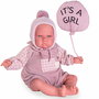 Muñecas Antonio Juan Muñeca Mi Primer Reborn Berta Globo 81394 Vinilo Bebé 3 años