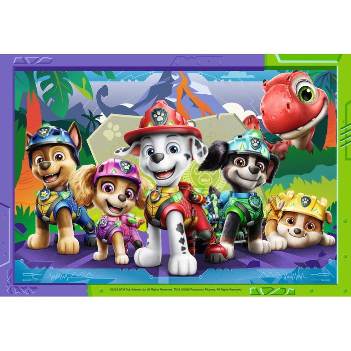 RAVENSBURGER Puzzle Dino Movie Patrulla Canina Paw Patrol 2x12pzs RAVENSBURGER Puzzle Dino Movie Patrulla Canina Paw Patrol 2x12pzs