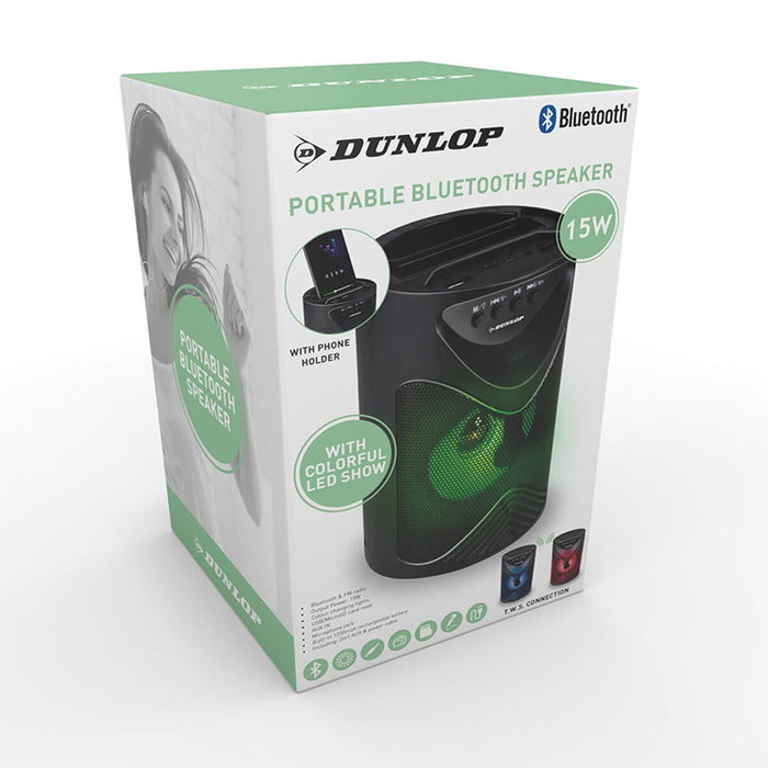 Dunlop Altavoz bluetooth 15 w tws usb